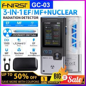 FNIRSI GC-03 3-IN-1 전마그네틱 방사선 검출기  및 강도  EMF RF 전력  온도 모니터