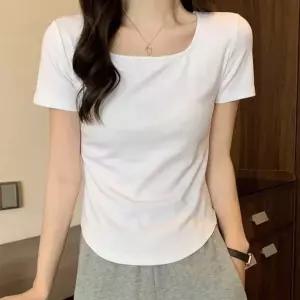 여름 유넥 반팔티 심플 이너 데일리 무지 기본티