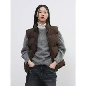 제너럴아이디어 SBE3U08009BRW 여성 패딩베스트 다운 UNI 나일론 패딩 베스트 [BROWN] SBE3U08009 5678558