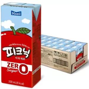 매일 피크닉 사과 제로 200ml 48개