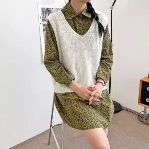 오버핏 패딩 여자조끼 코디 신상 겨울 캐쥬얼 여성