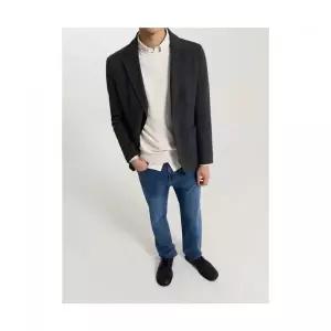 브랜드정품 빈폴 BEANPOLE MEN 프리미엄 저지 솔리드 자켓 재킷 그레이 183078