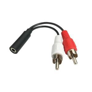 Lotus Revolution 2 Seat RCA 암 수 1분 오디오 케이블 AV
