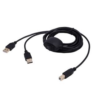 2in 1 프린터 케이블  USB A-B 수-수 HP 캐논 호환호환 삼성호환 분배기  컴퓨터 대