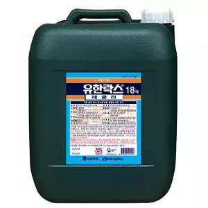 유한젠액체세제 유한락스 레귤러 18Kg 표백제 대용량 락스 하니D