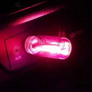 USB 무드등 엠비언트 차량용 가정용 차량용무드등 C141 usb무드등 단색-핑크