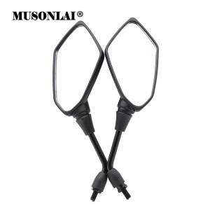 10mm 바이크 오토바이 스쿠터 백미러 가와사키호환 닌자 Z750 Z800 650R ER6N ER5 용 사이드