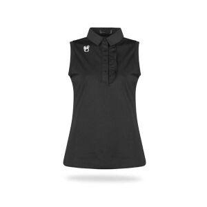 럭스골프 GQ3M505W 여성 프릴 카라 민소매 골프셔츠