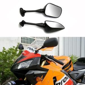 2pcs 블랙 왼쪽 오른쪽 바이크 오토바이 후면보기 혼다호환 호환 CBR600RR 2003