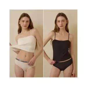 원더브라 Wonderbra 모달 브라탑 2종세트 화이트+블랙 WBWTB5M 1346893
