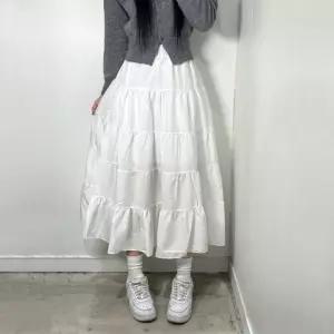 (스타일하우스)스커트 치마 캉캉 롱스커트 쉬폰 2color A라인