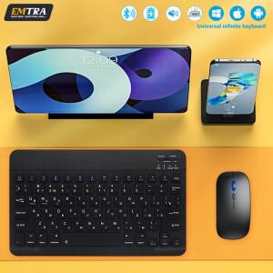 ipad 호환 용 Bluetooth 키보드 및 마우스 Xiaomi samsung 호환 Huawei 휴대폰 태블릿 Android IOS Windows