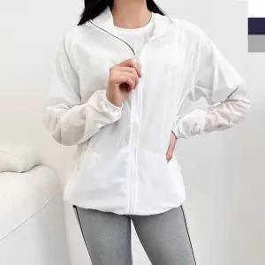 바람막이 오버핏 봄버점퍼 롱점퍼 가을 항공 블루종
