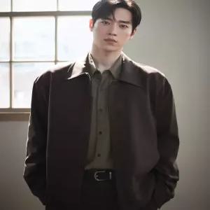 도브 울 미니멀 라인 자켓 [DARK BROWN]