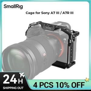 SONY호환호환 A7 III / SmallRig 케이지  Arca 퀵 릴리스 플레이트가 있는 알루미늄 합금 내장형 콜드 슈