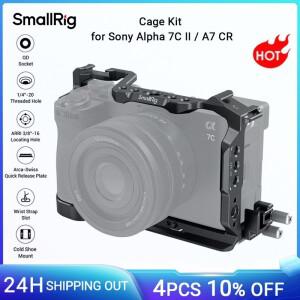 SONY호환호환 Alpha 7C II / SmallRig 케이지 키트 클램프가 포함된 내장형 퀵 릴리스 플레이트(슈 마운트