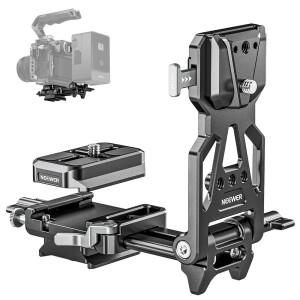 NEEWER 접이식 V 마운트 배터리 플레이트 경량 DSLR 카메라 비디오 리그 (SmallRig 케이지 DJI호환 RS4 짐
