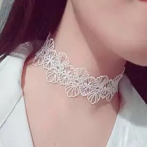 여성용 플라워 레이스 초커 패션디자인 레이어드 목걸이