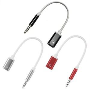 수-C 타입 암 헤드폰 Aux 케이블 변환기  C 타입-3.5mm 잭 이어폰 오디오 어댑터 1 개
