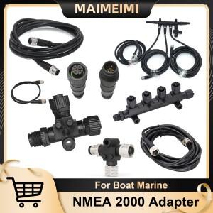 NMEA 2000 어댑터 변환기 케이블 T 형 커넥터 3 포트 6 암수 해양 보트 스타터 키트 0.5-4M