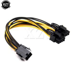 PCI 익스프레스 비디오 카드  Pci-e ATX PSU 전원 컨버터 케이블  Molex-Pcie 8 핀 어댑터  6 인치 2 x 4