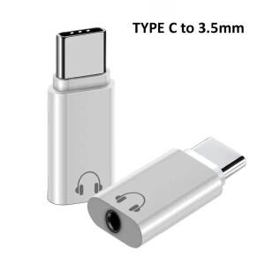 샤오미 화웨이 포코 유선 헤드셋 변환기 OTG USBC - 3.5mm 이어폰 오디오 AUX 어댑터용 암-타입 C 수