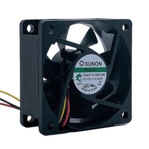 2pcs Sunon HA60251V4-1000U-G99 60mm 6025 60X60X25mm 12V 0.36W 자기 부상 저전력 음소거 자동 저소음 냉