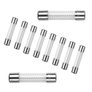 10PCS T2AL250V 6X30MM 2A 250V 슬로우 블로우 퓨즈 T2AL 유리 액팅 타임 지연