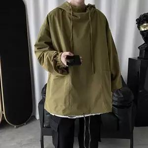 [하프클럽/]바람막이 오버핏 신상 잠바 가을 남성 야상점퍼 20대
