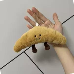 크로아상 가방고리 빵 소라빵 인형 브레드 인형키링 크로아상빵 크로아상인형 키링 소금빵