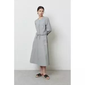 LE MONT ST MICHEL Stripe Side Pocket Flare Skirt_Blue 1360879