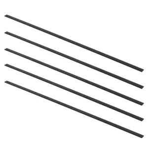 피엘렉트 탄소 섬유 스트립 바 1x5x200mm 길이 펄트형 평면 카이트 RC 비행기 5개