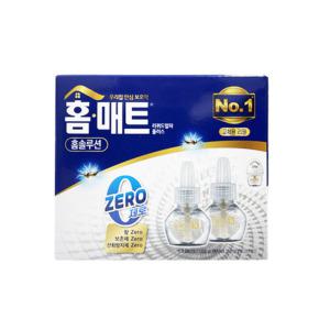 홈매트 리퀴드 제로 홈솔루션 무향 리필2개 살충제