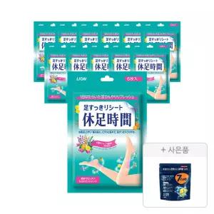 휴족시간 쿨링시트, 6입, 12개 + 증정 (냉감테라피 데오 시트 15매, 1개)