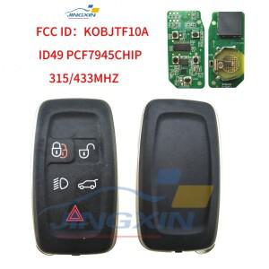 Jingxin FCC:KOBJTF10A ID49 칩 315/433MHz 랜드 로버 레인지 스포츠 Evoque Discovery 4 Freelander Jagua