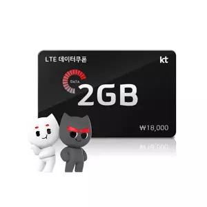 (KT) LTE 데이터쿠폰 2GB