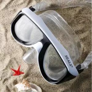 [오피스링크]잠수경 고급 물안경 투어멀린 free 실리콘 고글물안경 고글수경 물놀이용품 수영용품 스노클 (