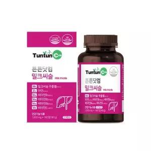 튼튼닷컴 밀크씨슬 (6개월분) / 실리마린 130 mg 함유 / 간 건강 / 복합 6종 / 건강