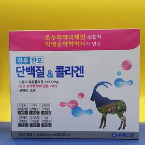 [렉스팜] 박영순 약학박사가 만든 단백질&콜라겐 5000mg 60포 (2개월분)