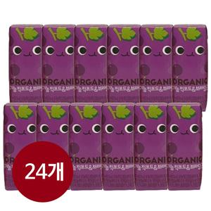 크니쁘니 오가닉주스 적포도보라당근 125ml x 24팩
