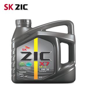 [지크] 디젤 엔진오일 ZIC X7 LS 5W-30 (6L) 승용차량용