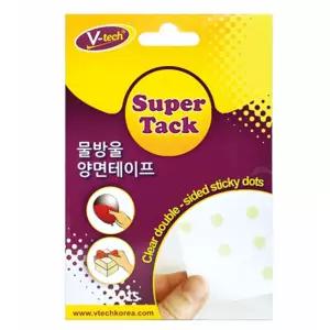 브이텍 물방울 양면 테이프 투명 64개/차량용/원형/초강력/리필/테잎/접착/자동차/강력/다용도/포장용
