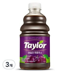 테일러 푸룬 음료수 탕비실 주스 946ml 3개