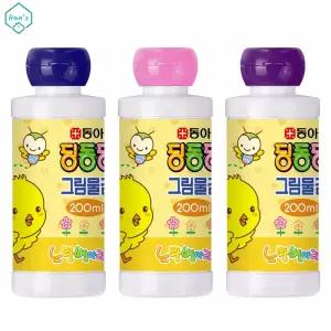 그림물감 200ml 낱색 딩동댕 미술학원 수채물감 선택 대용량