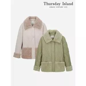 [써스데이아일랜드][Thursday Island] 덤블카라 패딩점퍼(T238MJP633W)