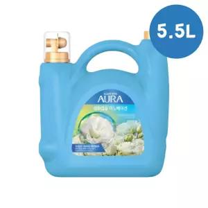 향좋은 아우라 섬유유연제대용량 5.5L 프레시릴리 세탁실 옷빨래