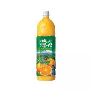 롯데칠성음료 델몬트 제주사랑 감귤사랑 농축액 주스 주스 1.5L 12개입