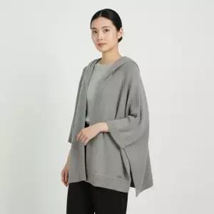 막스마라 파이널썸머세일5F 2521346011600 003 발스 버튼 디테일 후드 울 가디건 세이지 그린