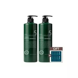 댕기머리 허벌 스페셜 샴푸 (초) 1000ml 2개+샴푸10매 / 두피 각질 모공 한방발효 917239