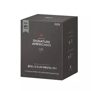 소모품 할리스 시그니처 아메리카노 미니 0.9gx130T